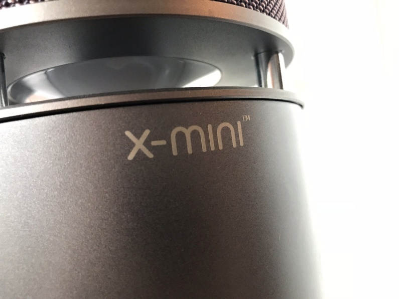 x mini speaker closeup