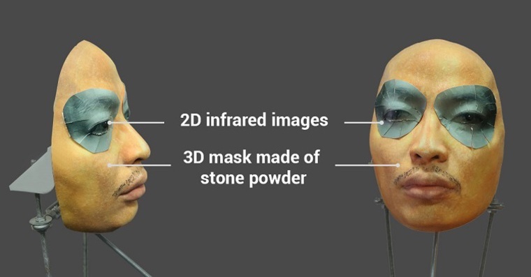 3d mask with infrared images