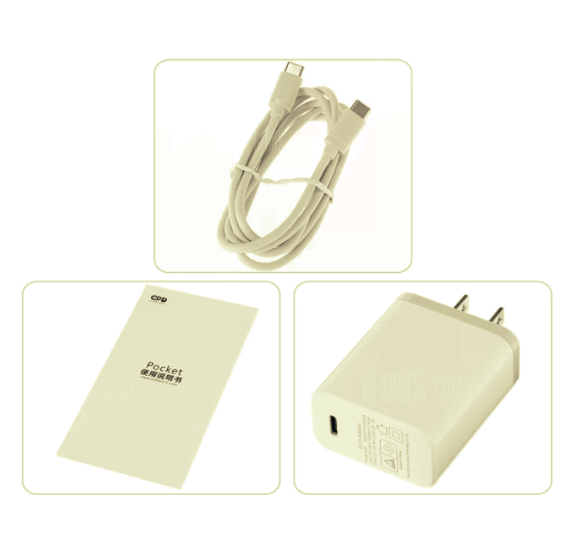 charger cable and manual