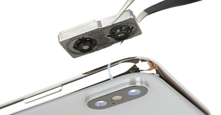 iPhone X camera teardown