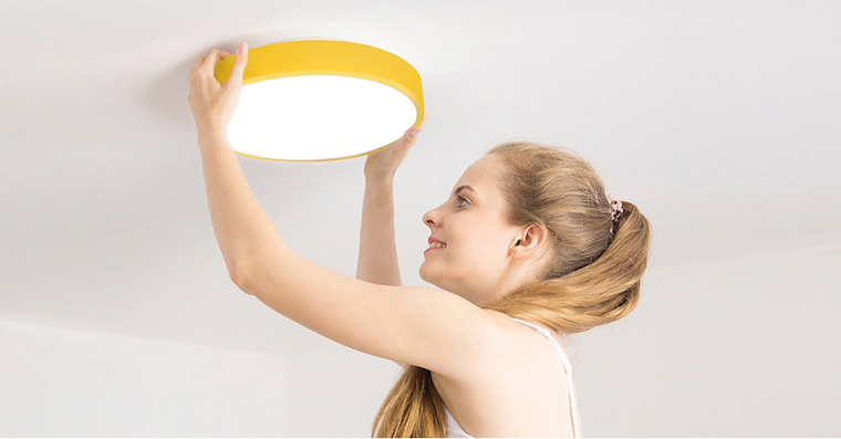 installing ceiling light