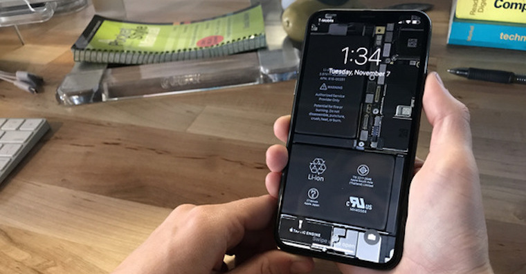 iphone x tapeta ifixit