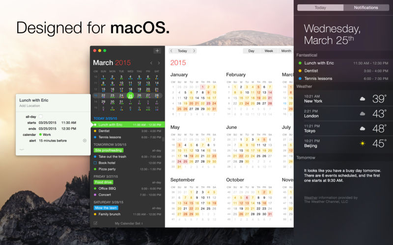 macos calendar design