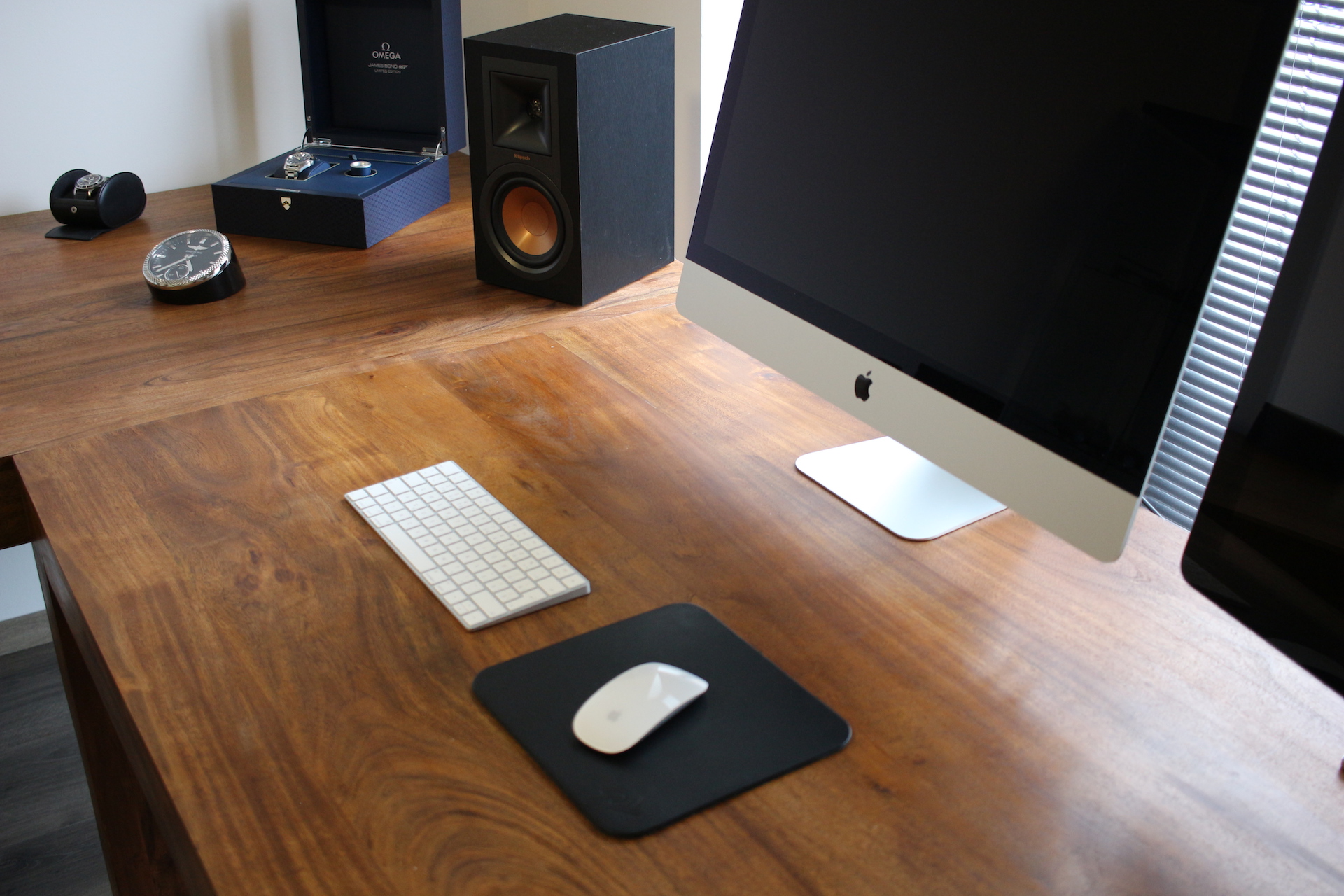 modern desk setup