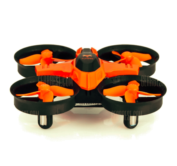 orange drone front view