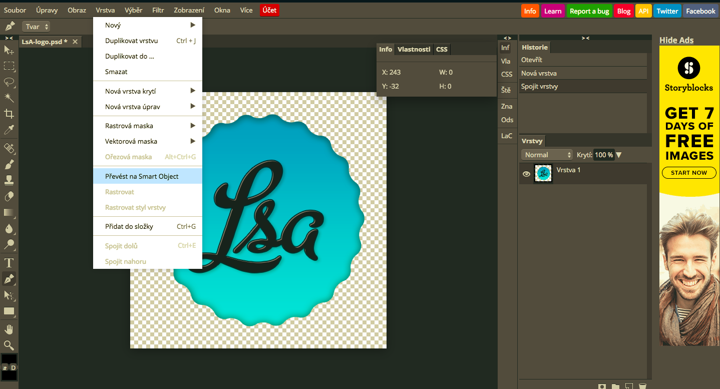 photo editing software interface
