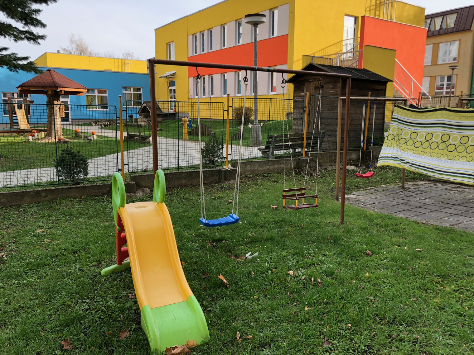 playground with slide