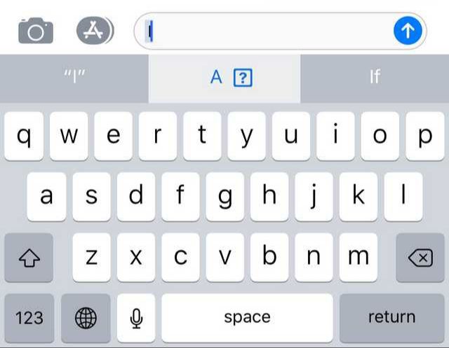 smartphone keyboard interface