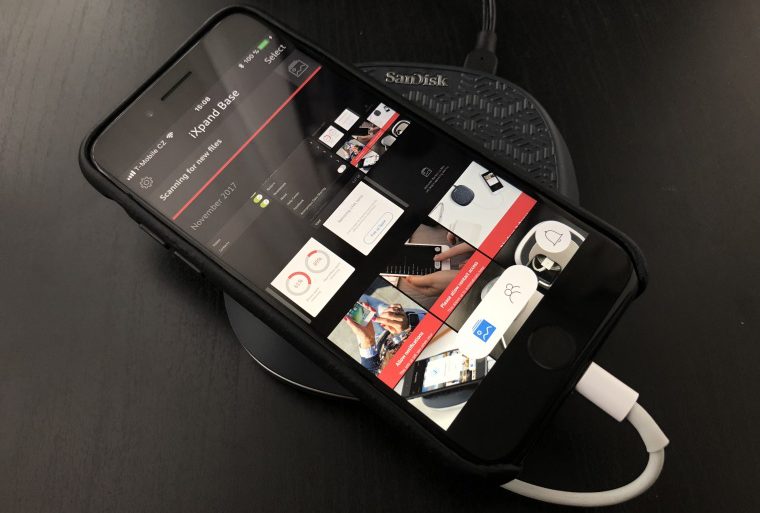 smartphone on wireless charger