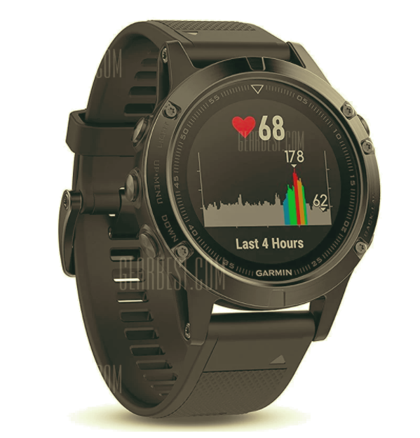 smartwatch heart rate display