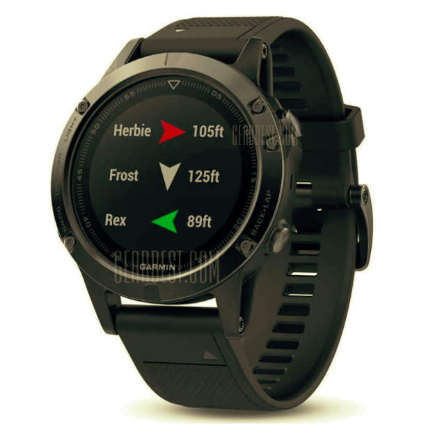 smartwatch navigation display