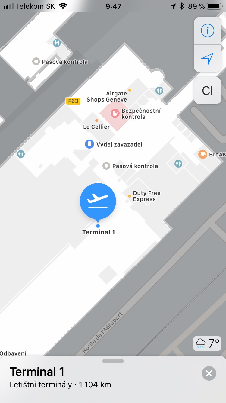 airport terminal map