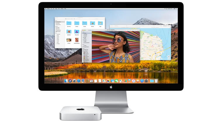 apple monitor mac mini setup