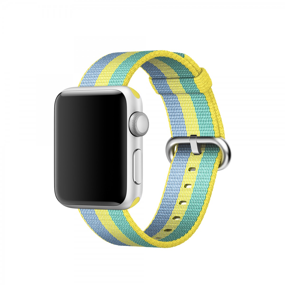apple watch with striped band
