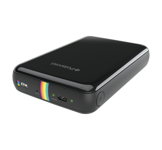 black polaroid printer