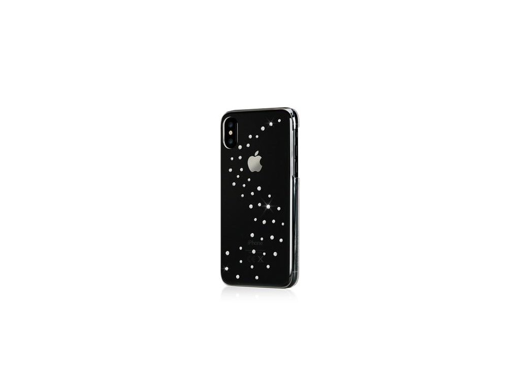 black rhinestone phone case upright