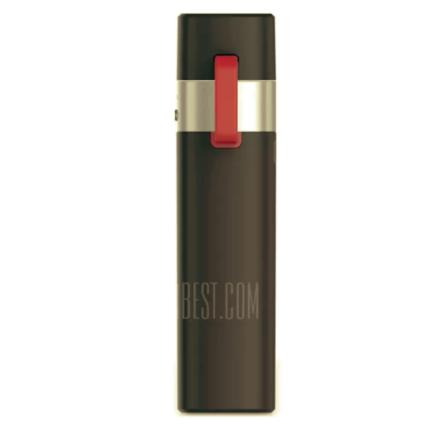 black thermos bottle side