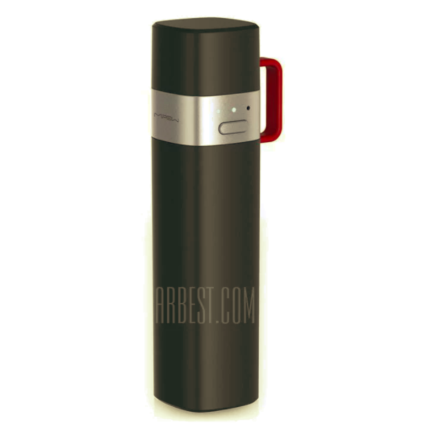 black thermos bottle
