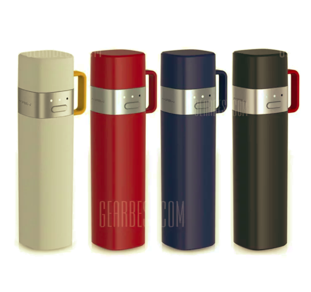 colorful thermos bottles