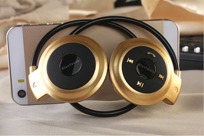 gold bluetooth headphones