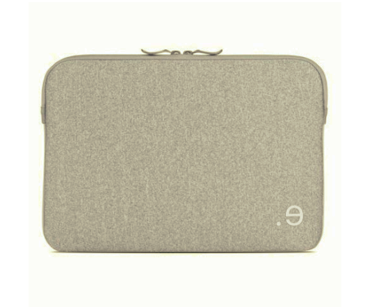 grey laptop sleeve front