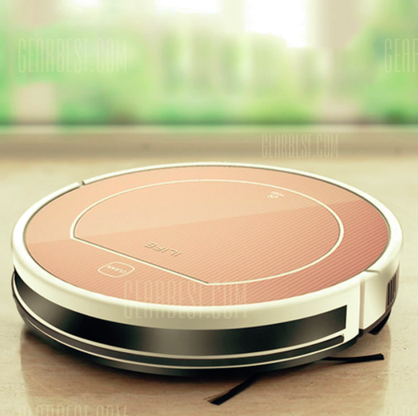 ilife robot vacuum cleaner window view