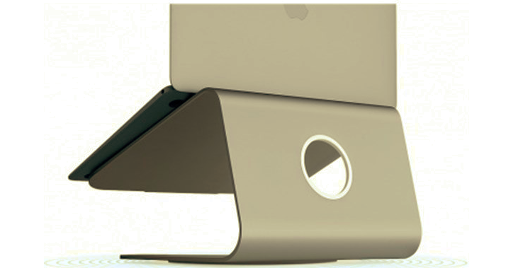 laptop stand side view