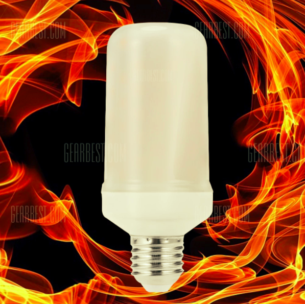 led bulb flame effect