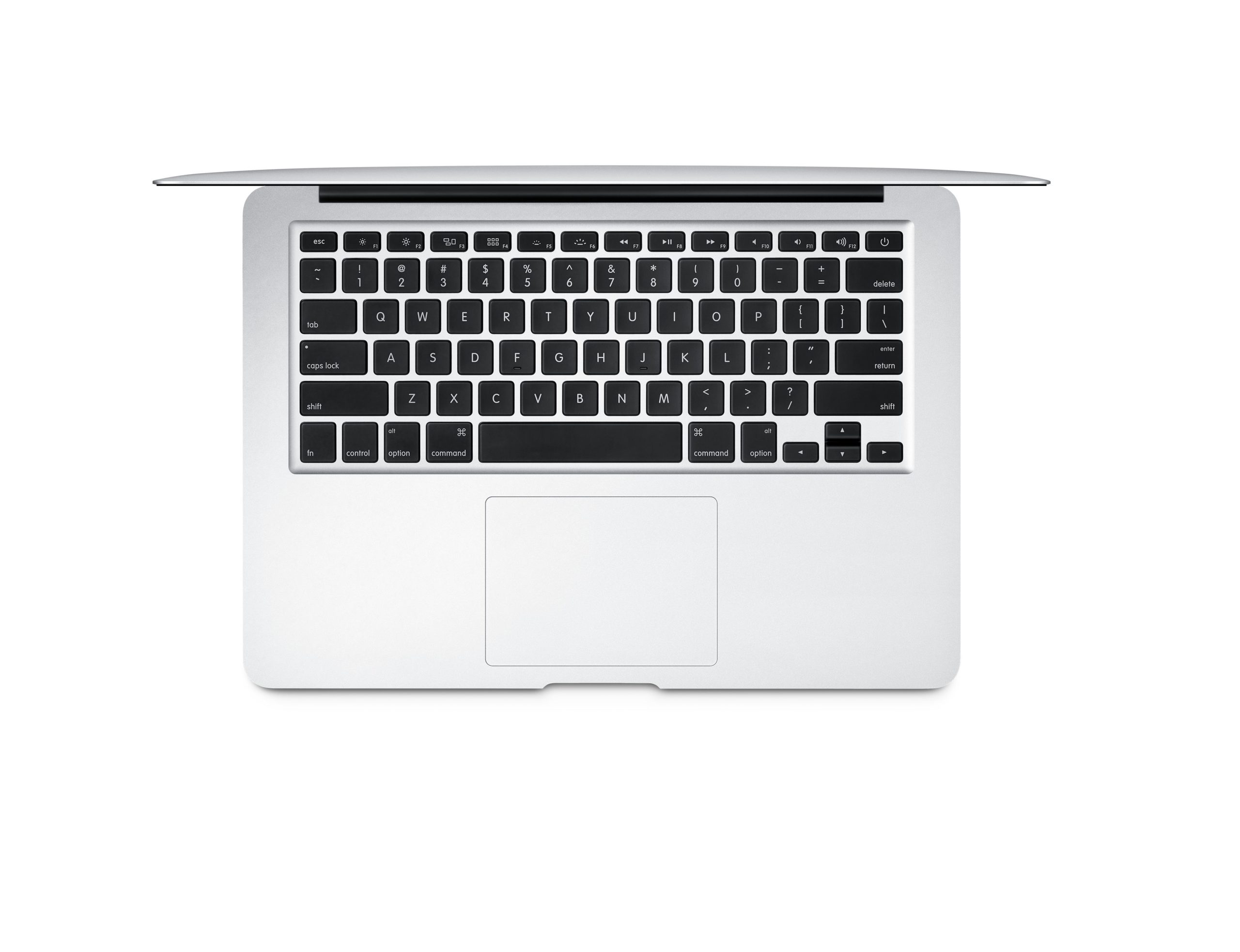 macbook air top view