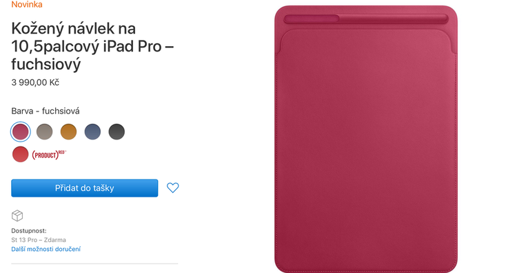 red ipad pro leather sleeve