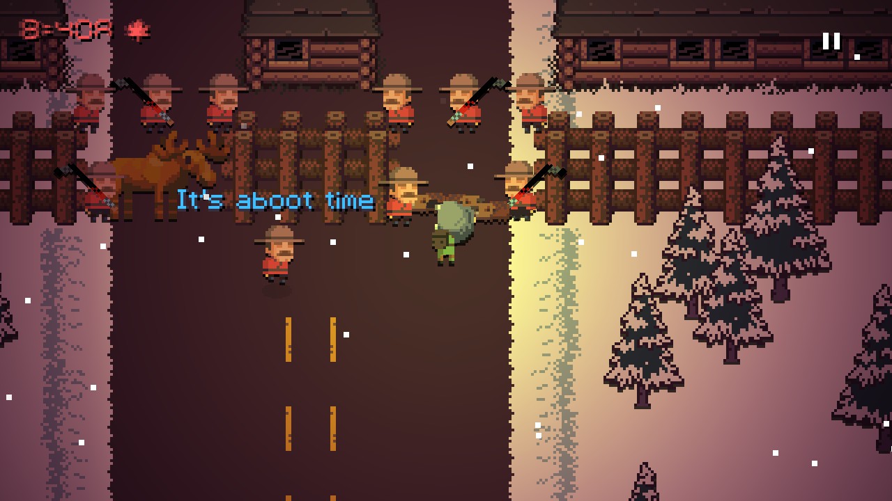 retro pixel art gameplay