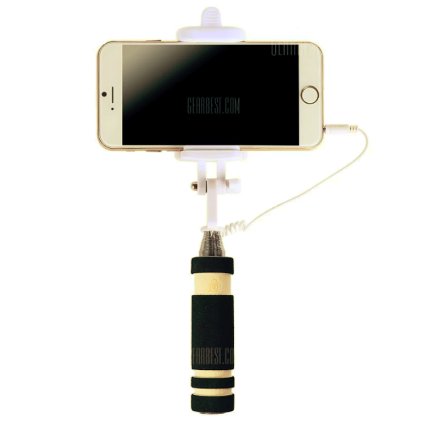 selfie stick with smartphone