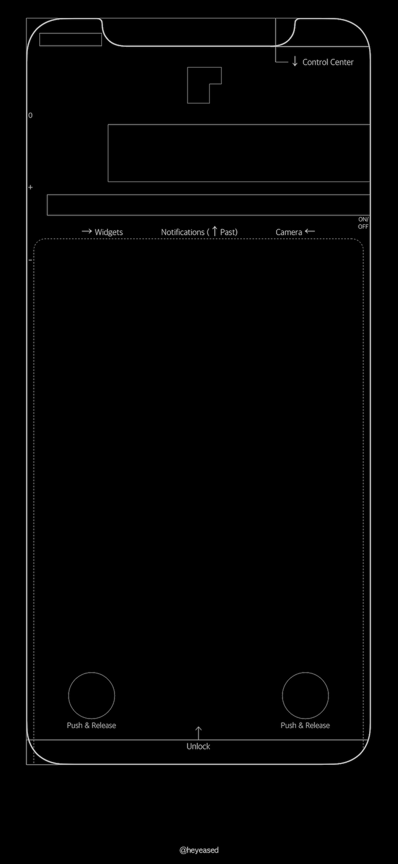 smartphone outline design