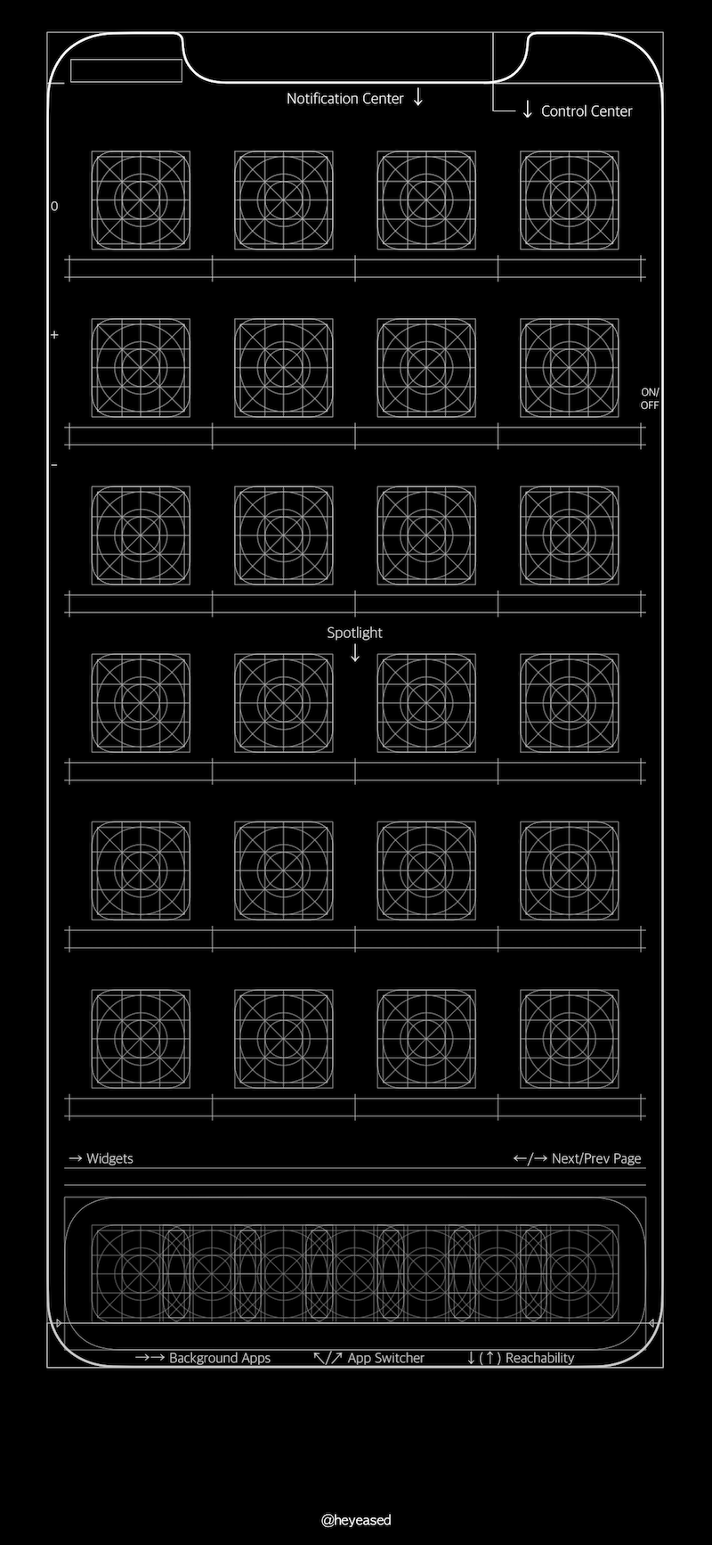 smartphone wireframe design