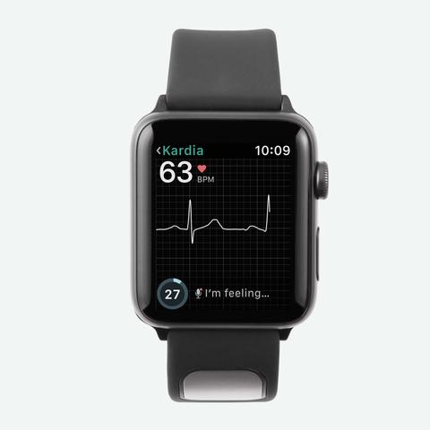 smartwatch heart rate display