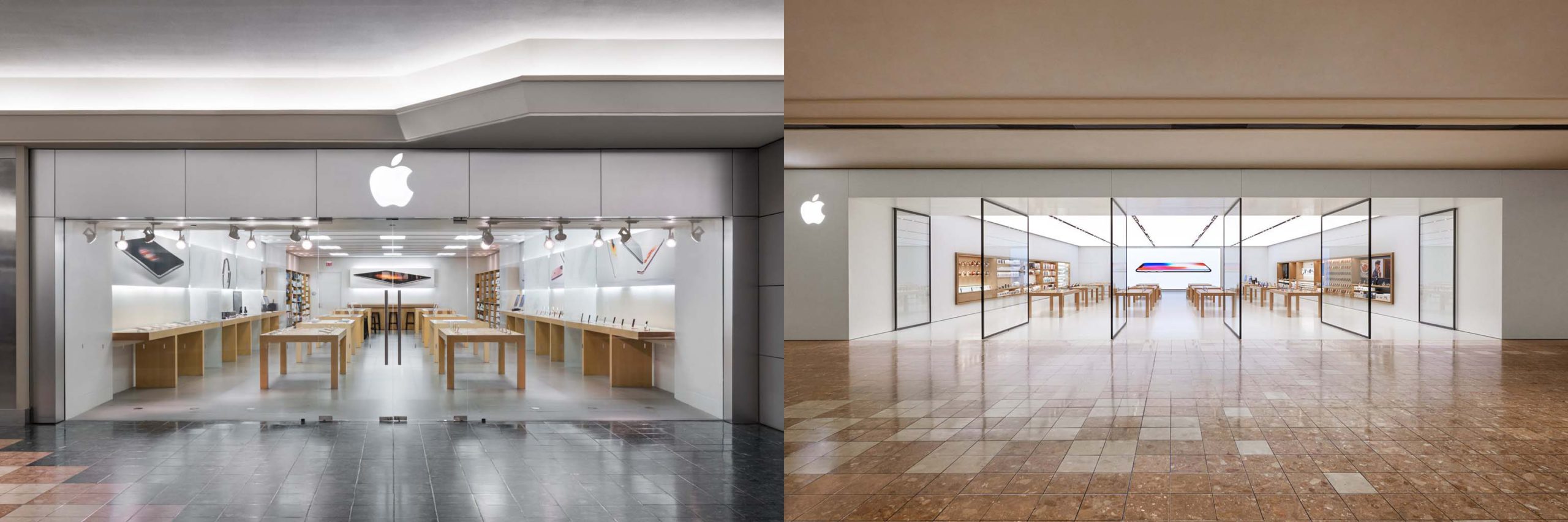 apple store checkered floor