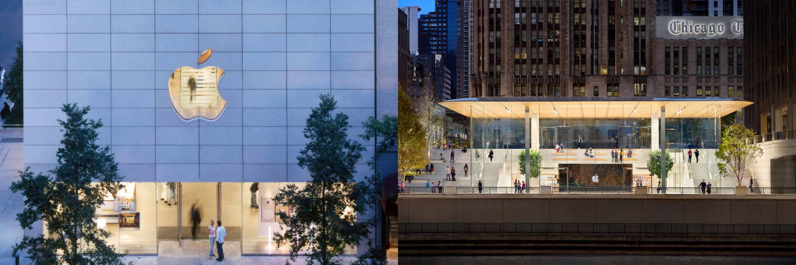 apple store cityscape