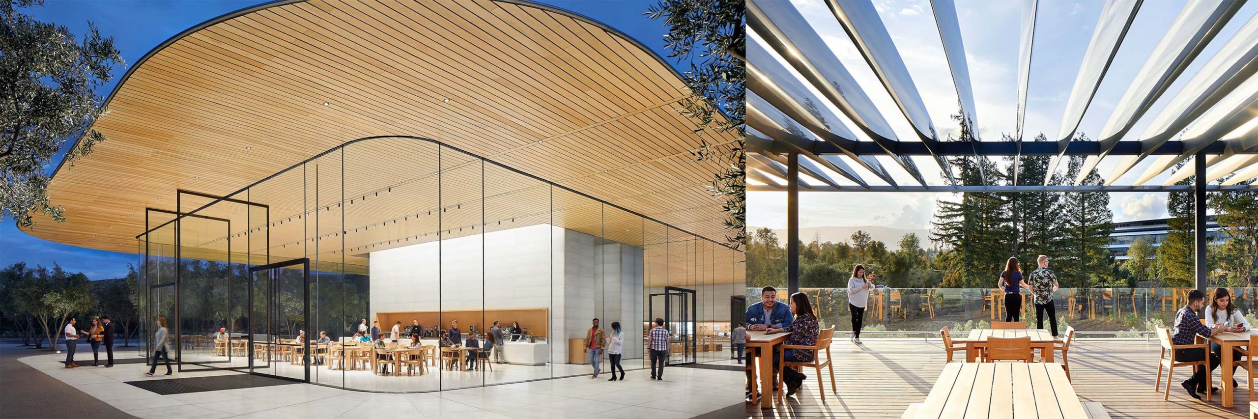 apple store colorful display