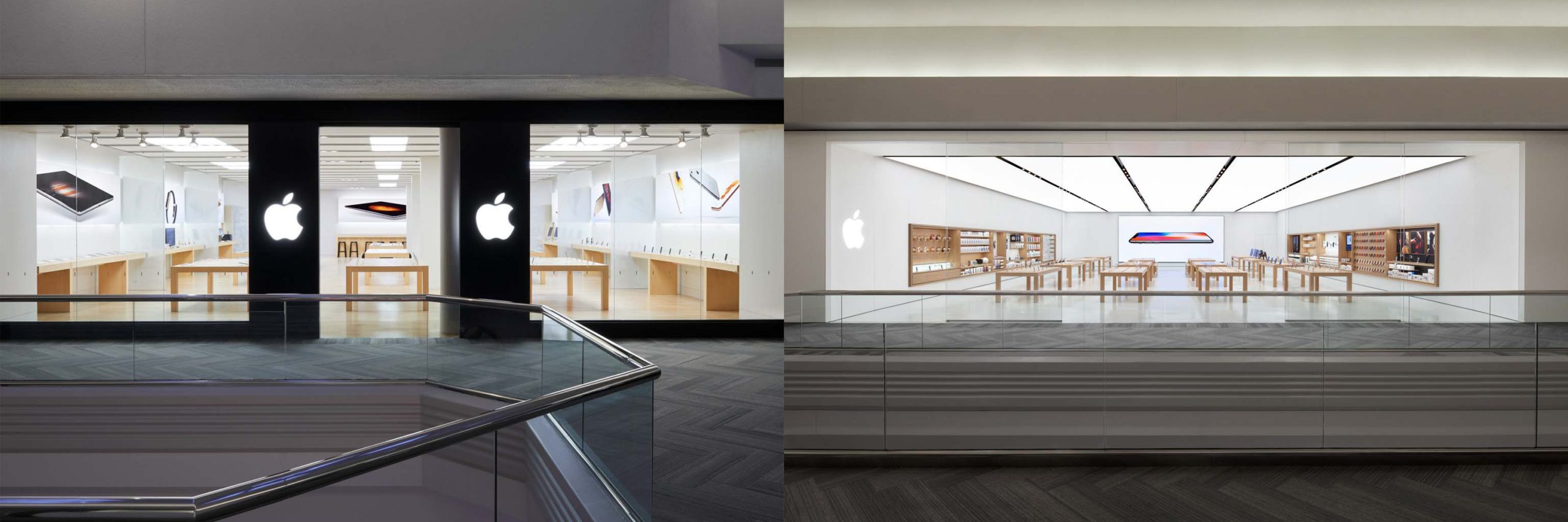 apple store glass front