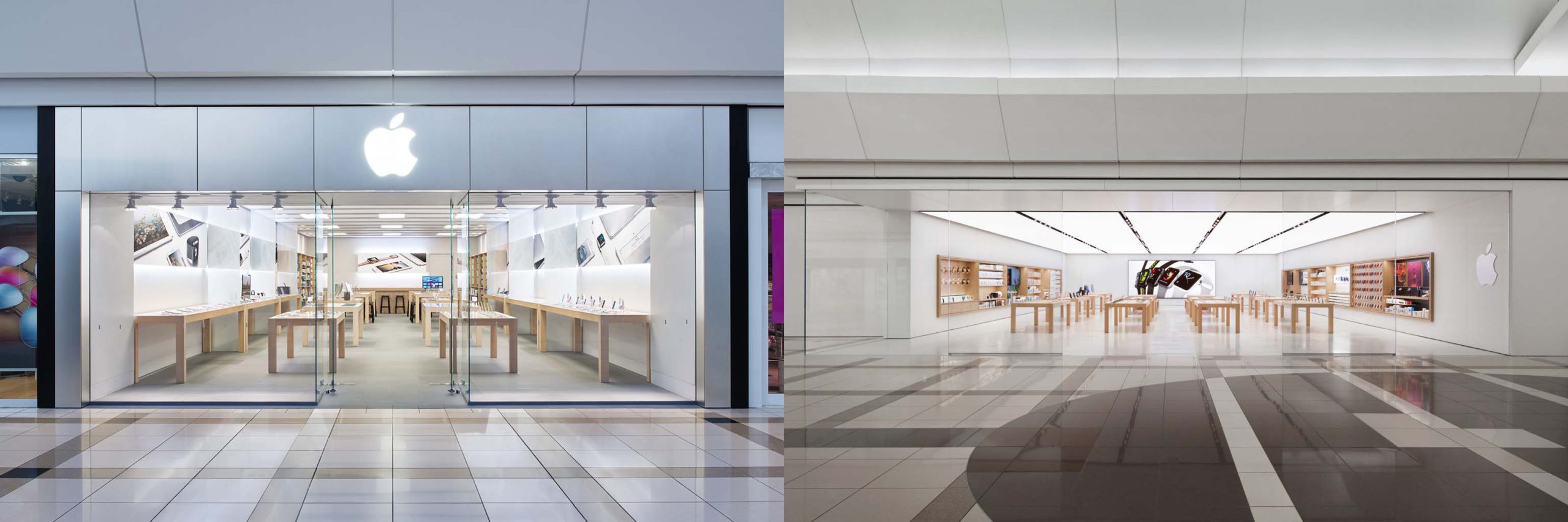 apple store mall comparison