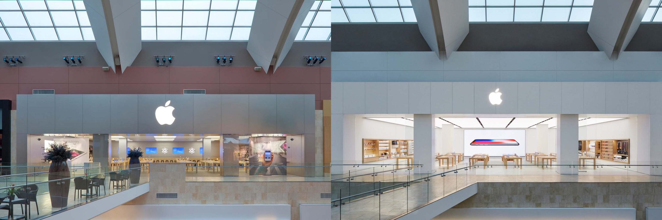 apple store skylight roof
