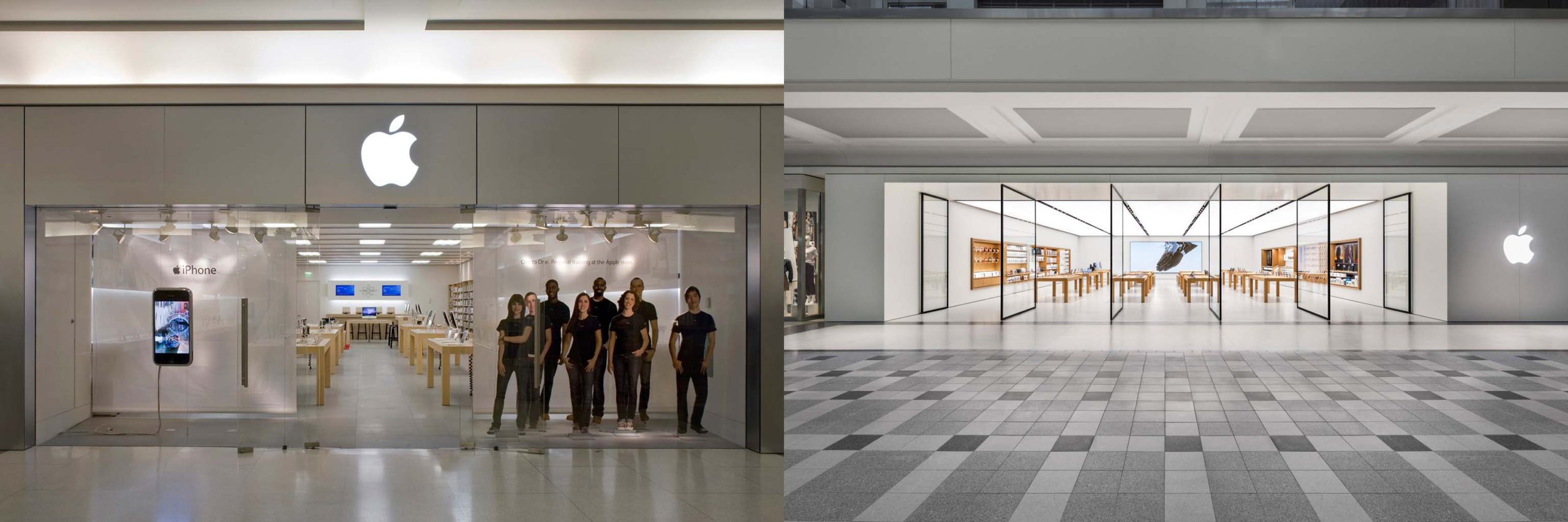 apple store staff front