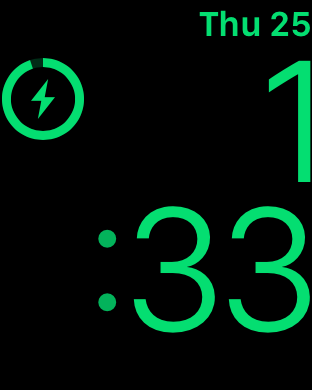 apple watch digital clock