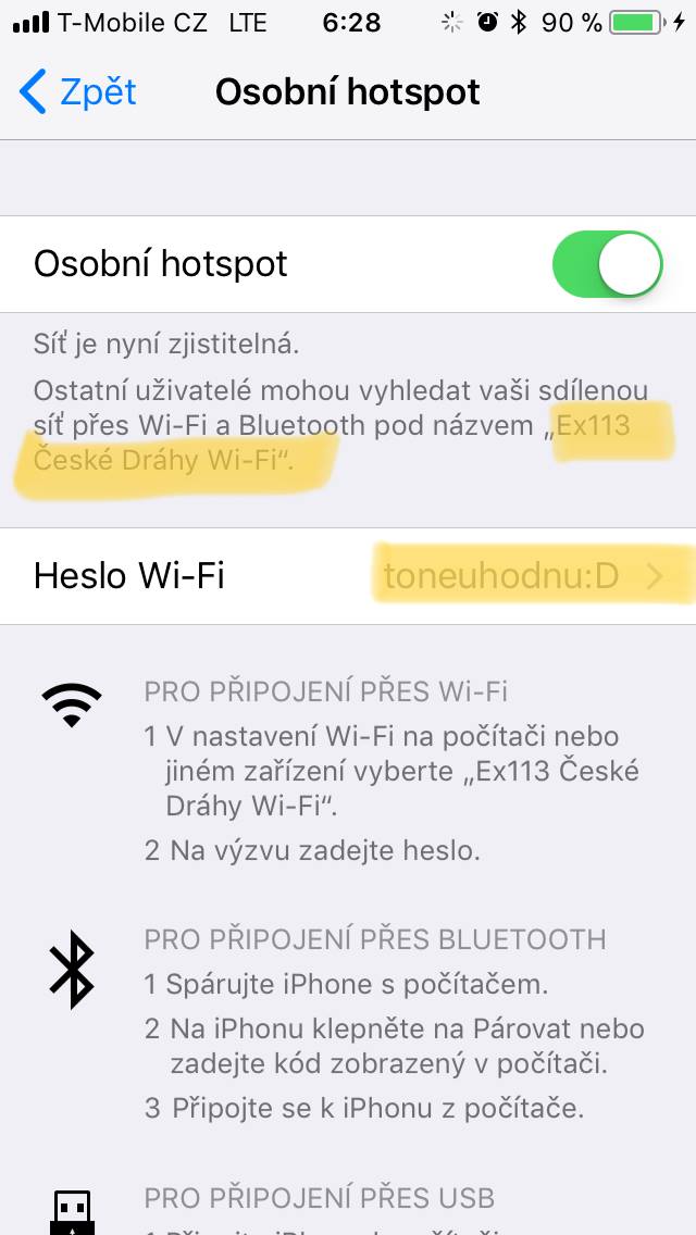 iphone hotspot settings