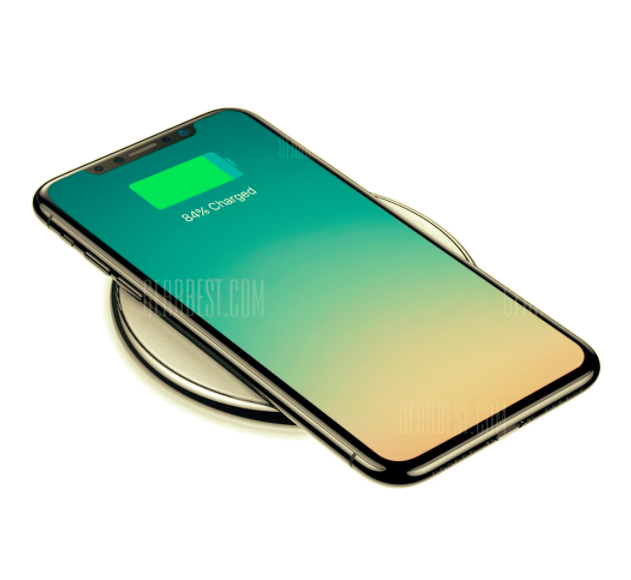 iphone on wireless charger