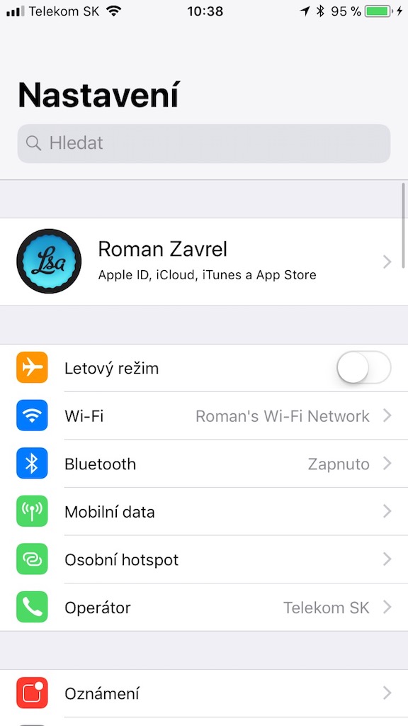 iphone settings menu