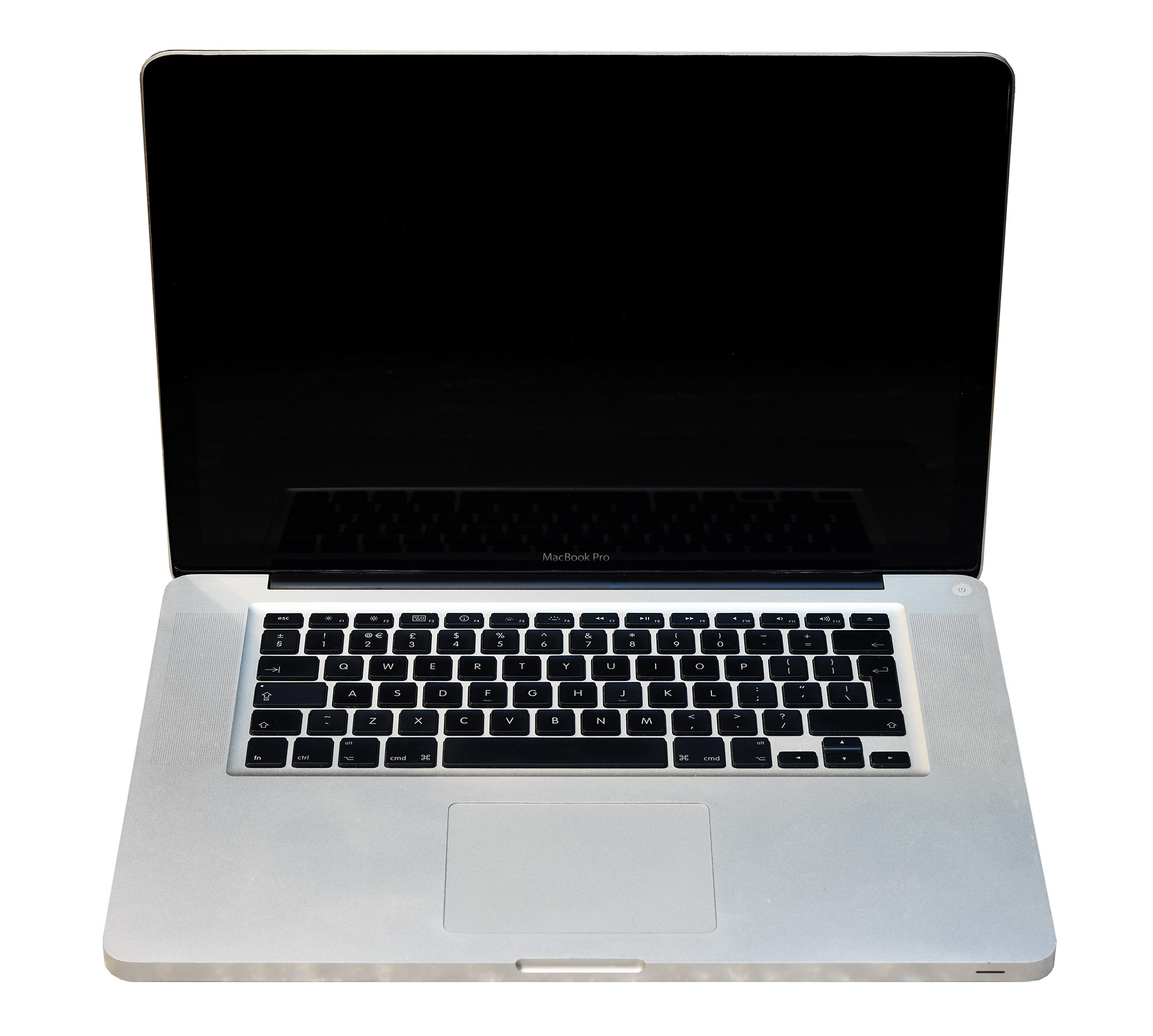 macbook pro front view