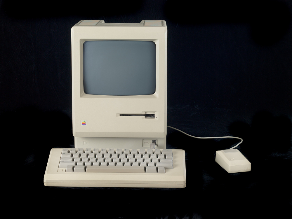 macintosh computer with mouse