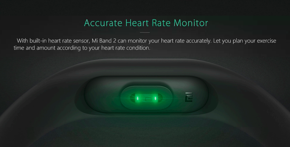 mi band 2 heart rate monitor