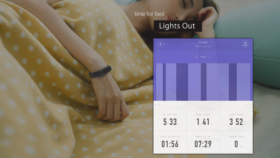 mi band 2 sleep tracking
